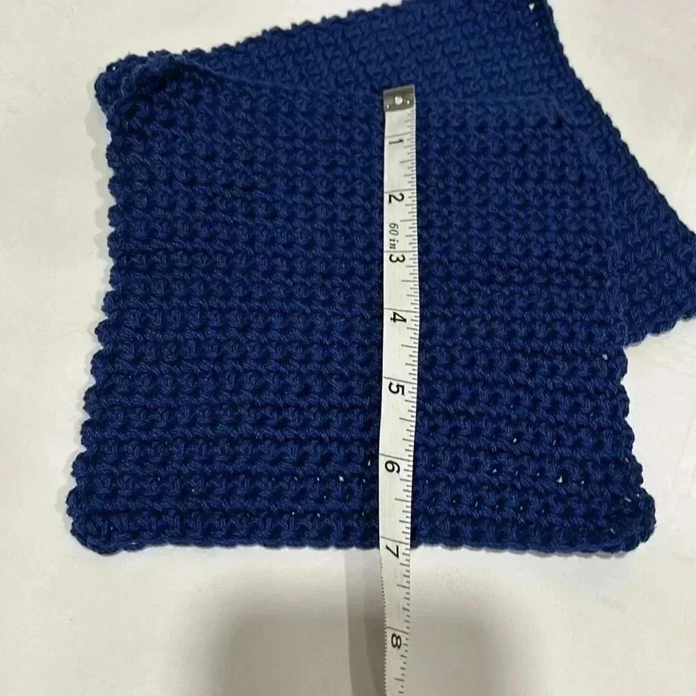 100% Cotton Handmade Washcloth & Soap Saver